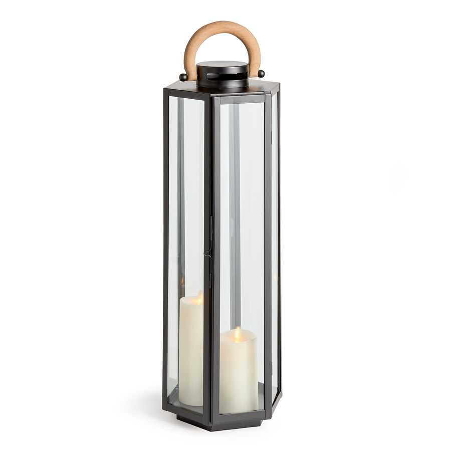 Dockside Outdoor Lantern Large, Black