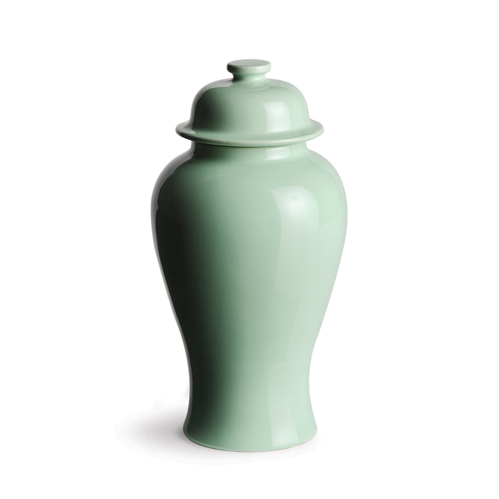 Koa Lidded Mini Ginger Jar Large, Green