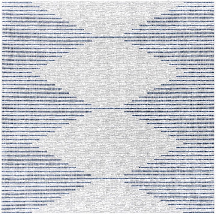 Stephan Blue & Cream Outdoor Rug