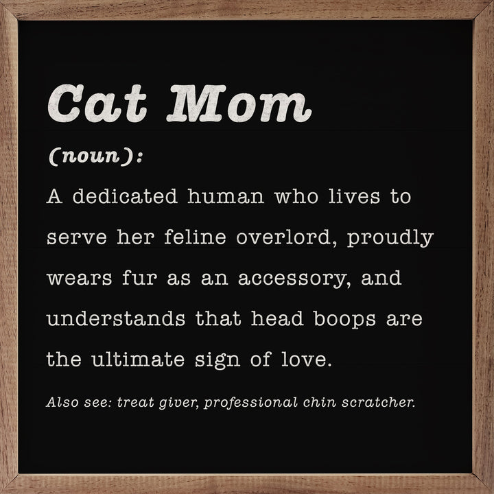 Cat Mom Definition