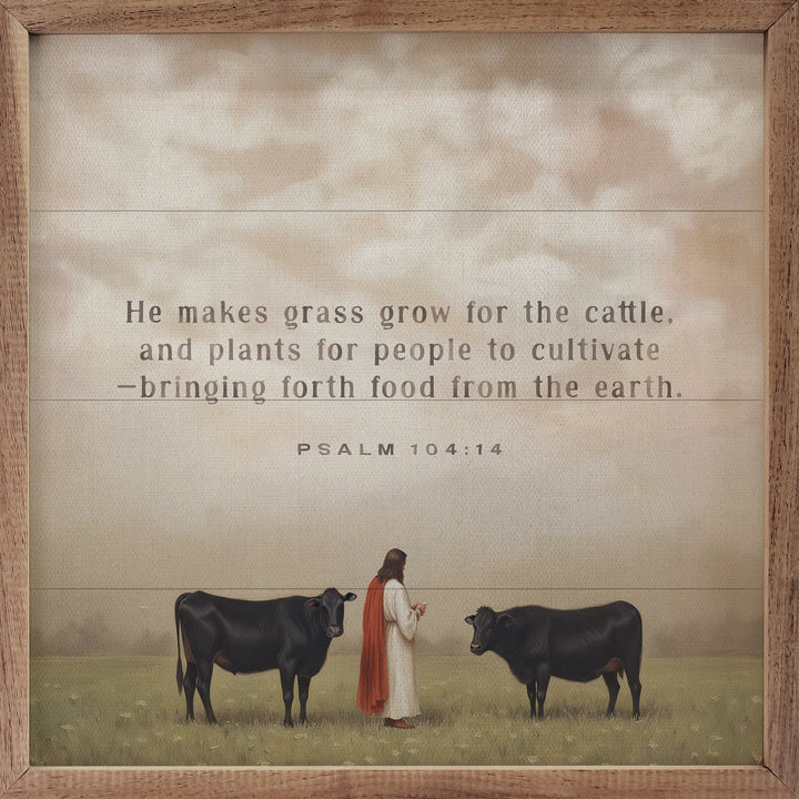 He Makes Grass Grow Psalm