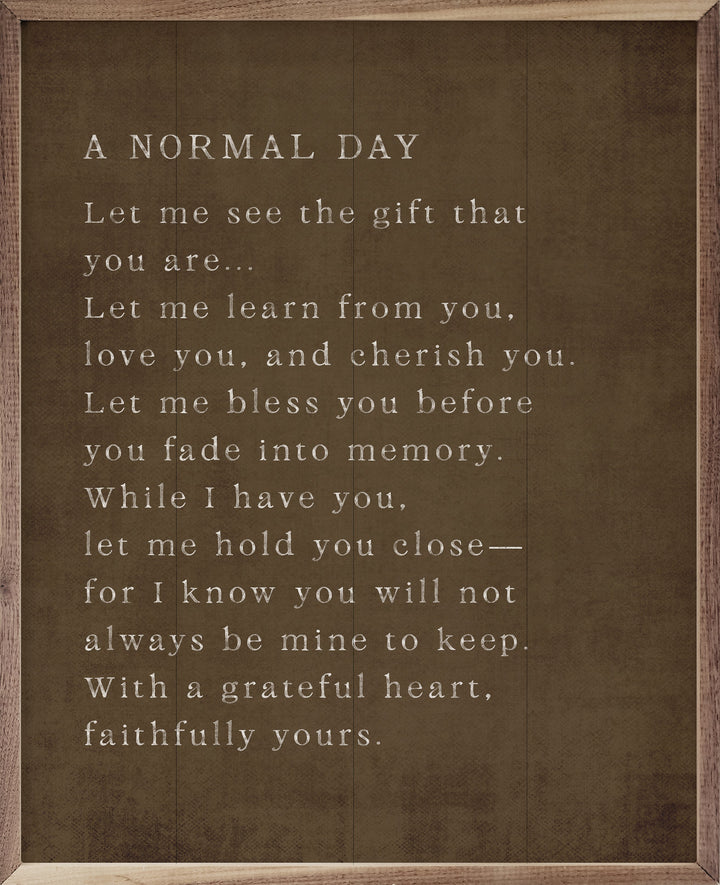 A Normal Day