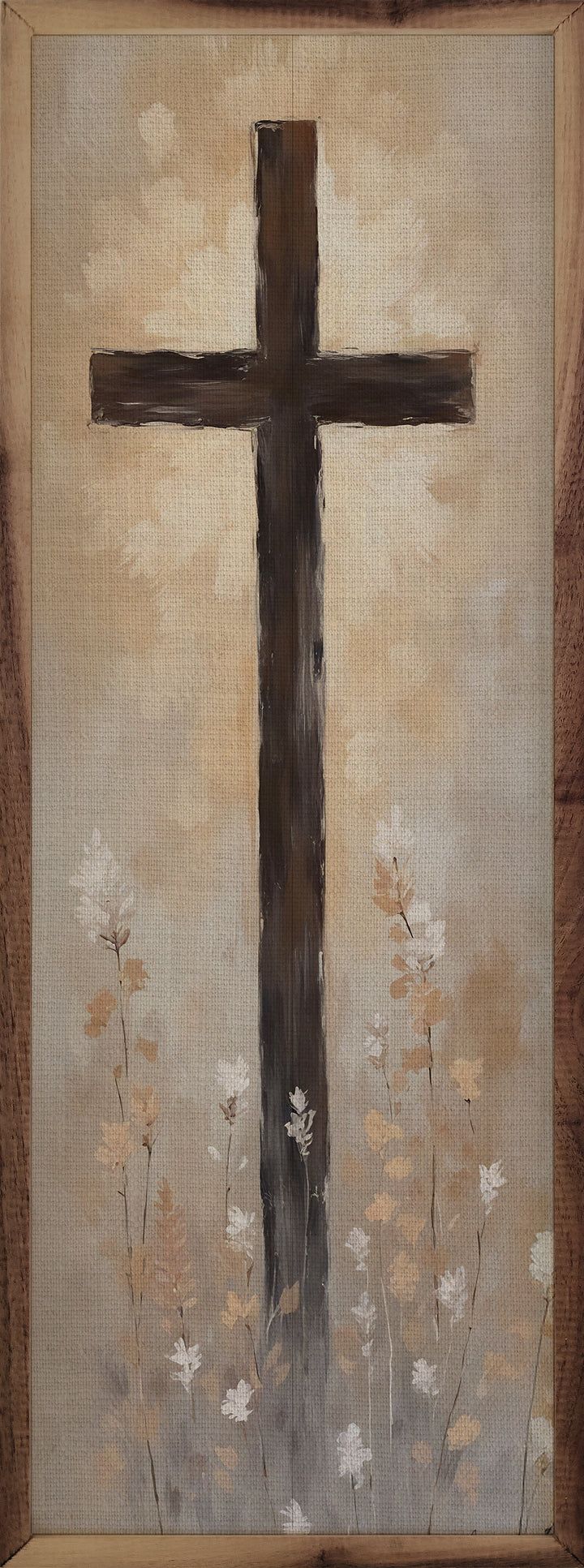 Cross With Flowers