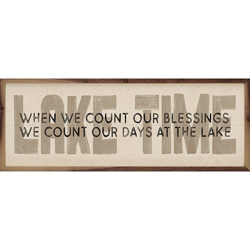 When We Count Blessings Lake