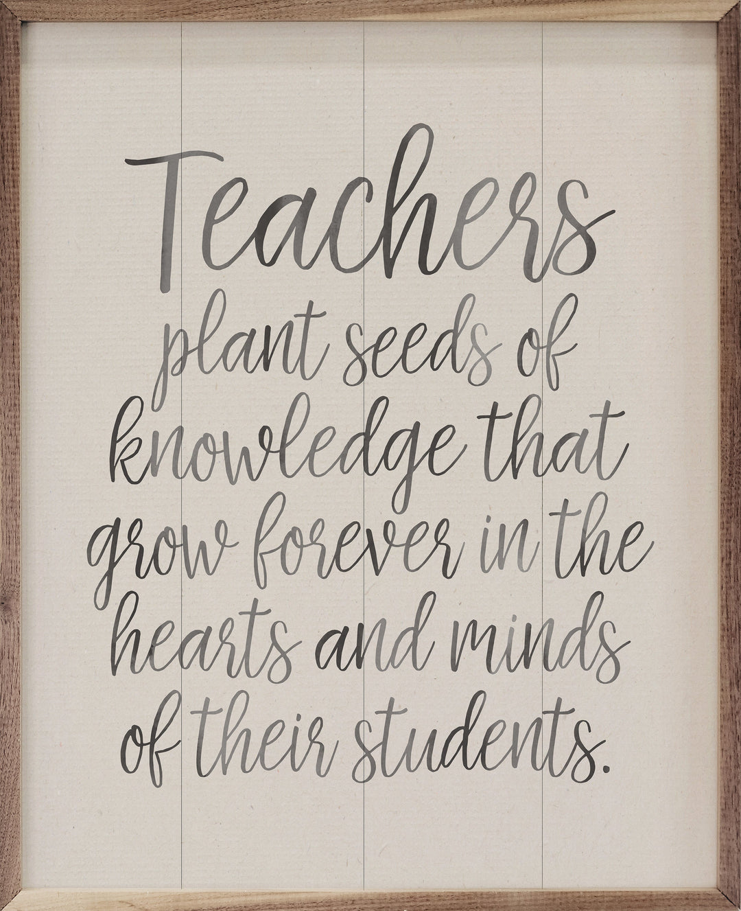 Teachers Plant Seeds