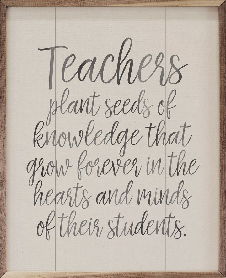 Teachers Plant Seeds