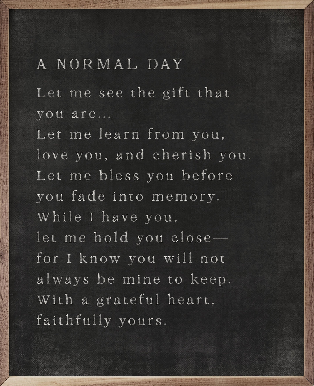 A Normal Day