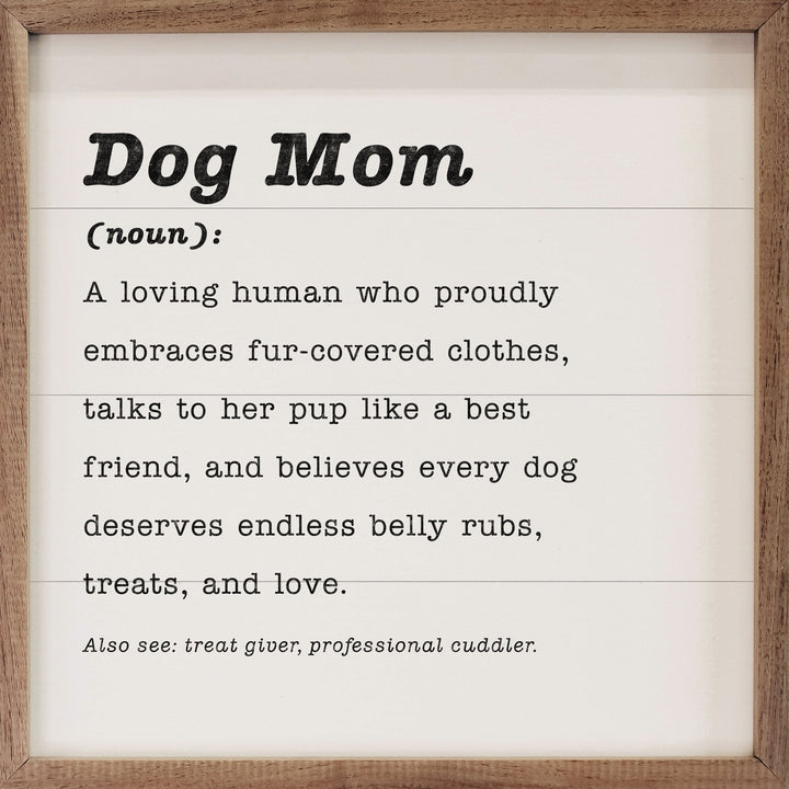 Dog Mom Definition