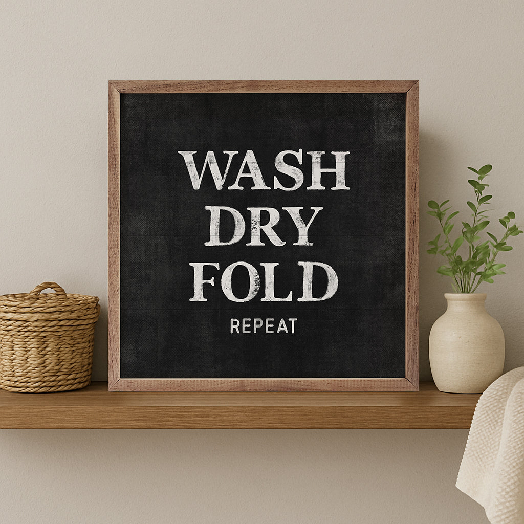 Wash Dry Fold Repeat