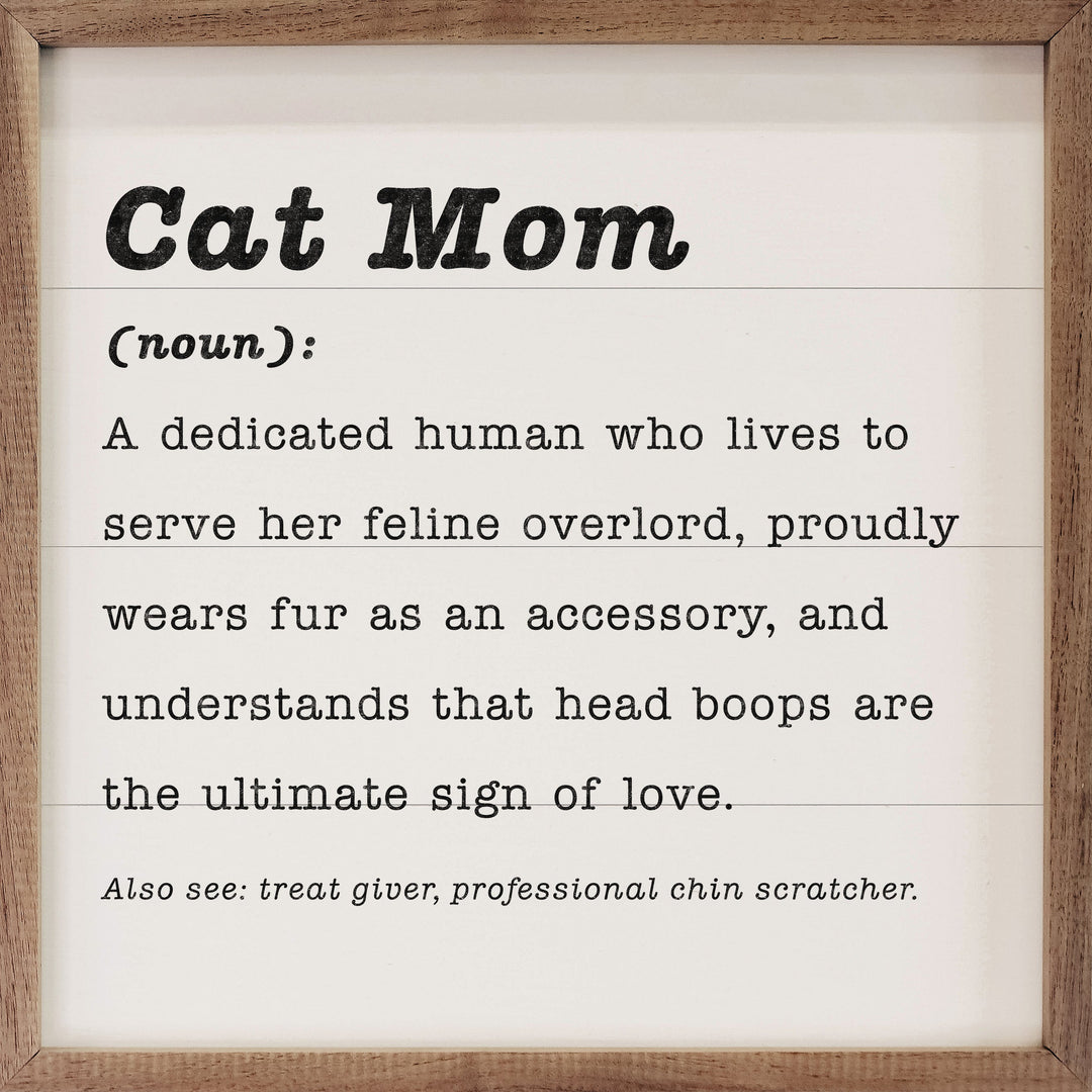 Cat Mom Definition