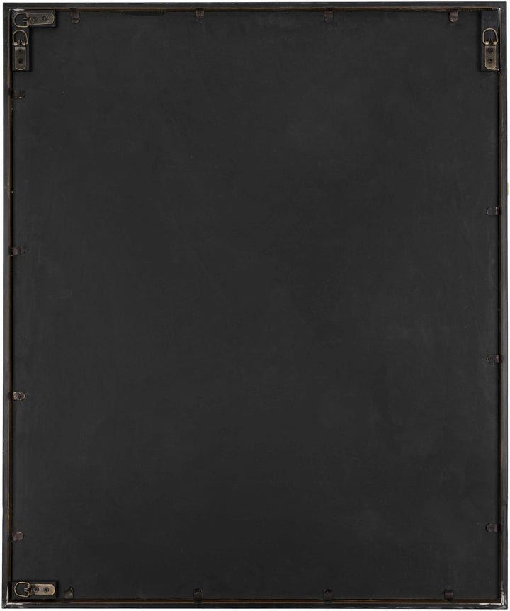 Black metal frame with visible screws on a black background

Doyong Mirror