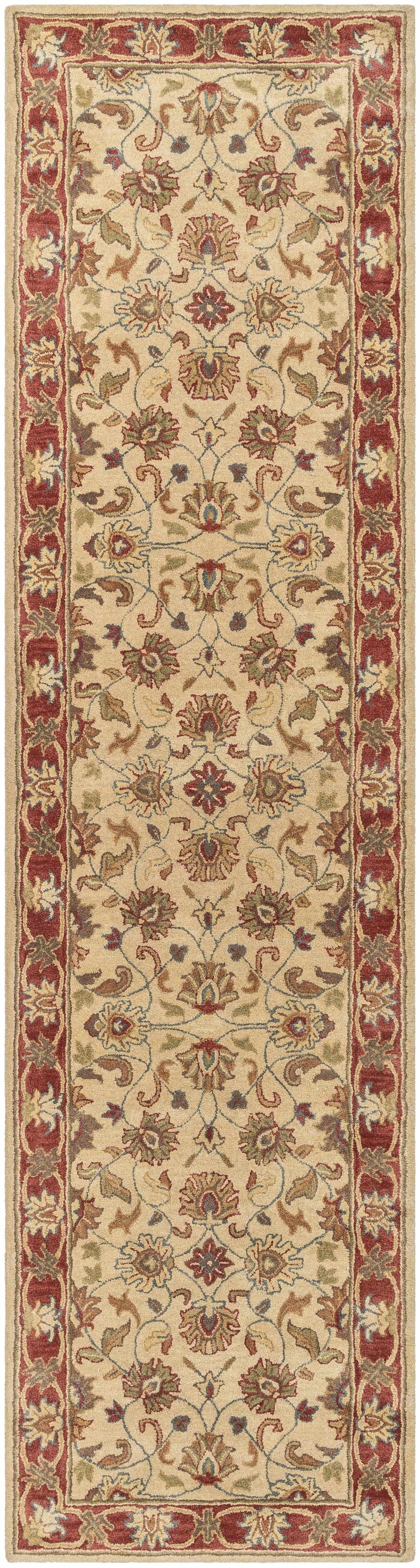 Cherryfield Hand Tufted Brown & Rust 1001 Wool Rug