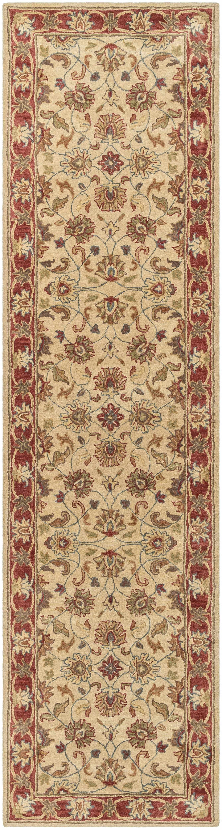 Cherryfield Hand Tufted Brown & Rust 1001 Wool Rug