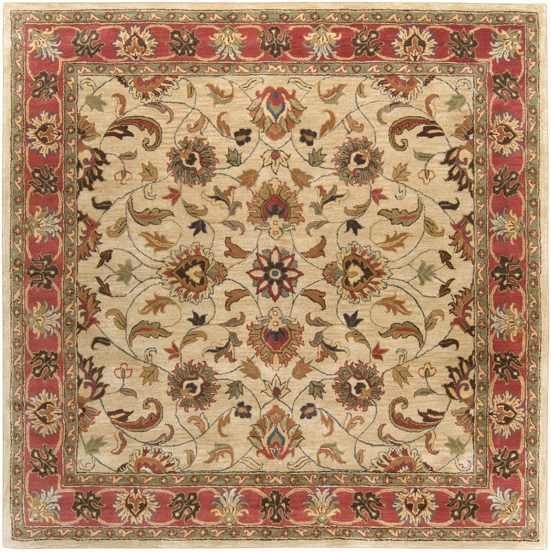 Cherryfield Hand Tufted Brown & Rust 1001 Wool Rug