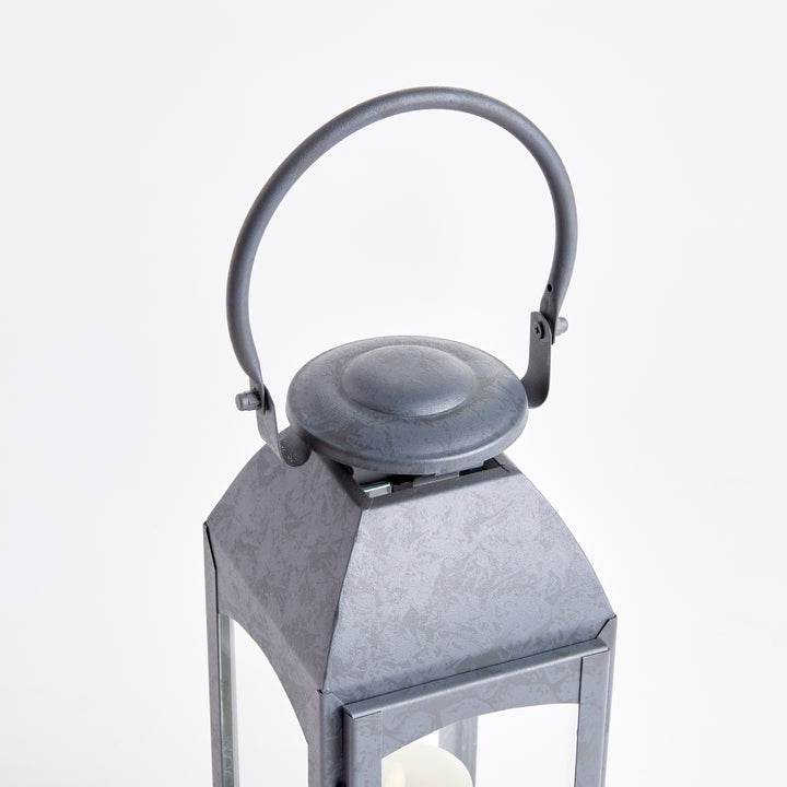 Antoinne Outdoor Lantern Small, Gray