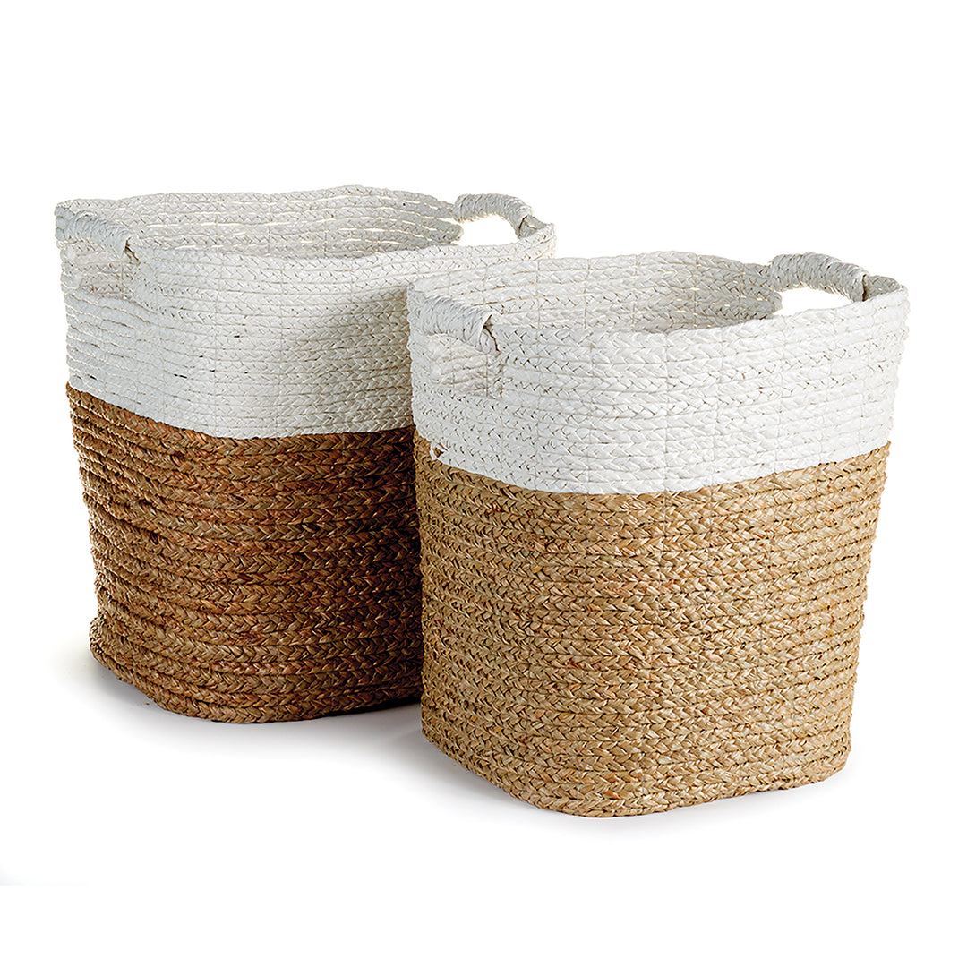 Madura Rectangular Baskets, Set Of 2