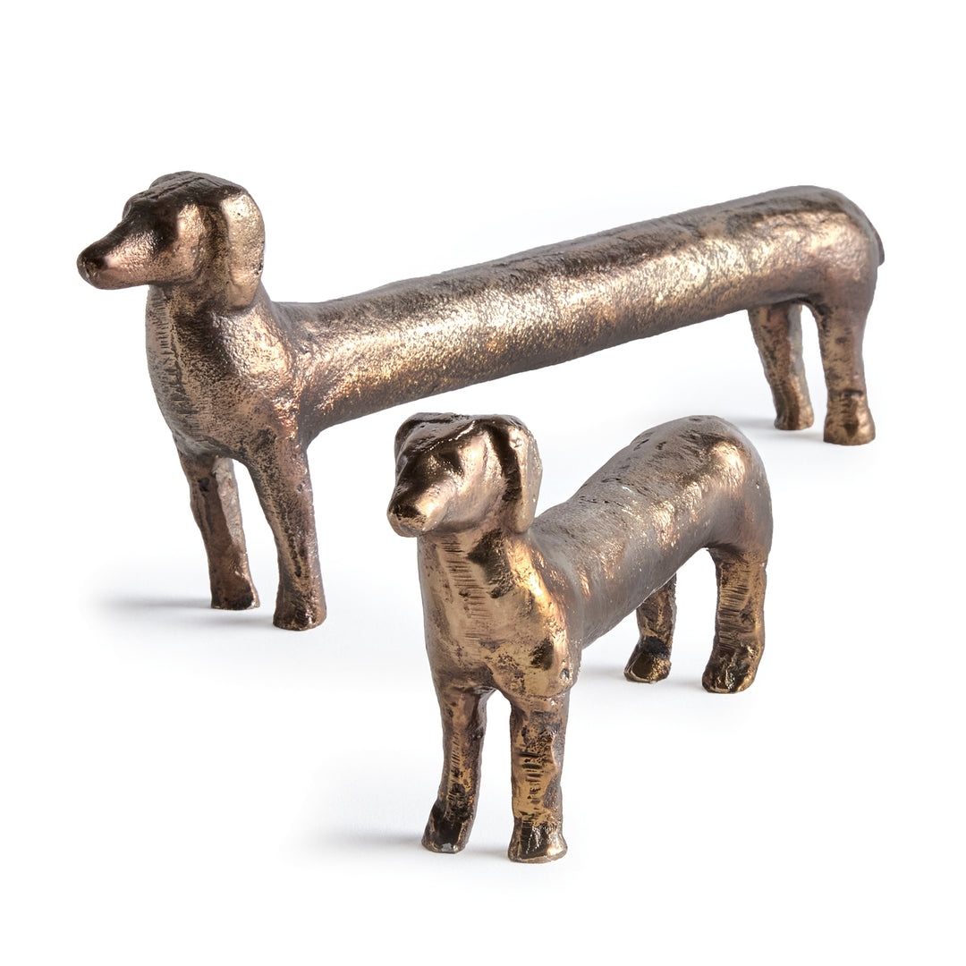 Connley Dogs, Set Of 2, Gold