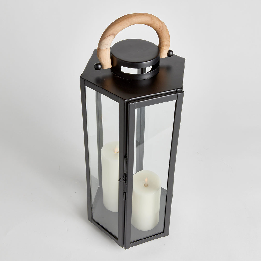 Dockside Outdoor Lantern Small, Black