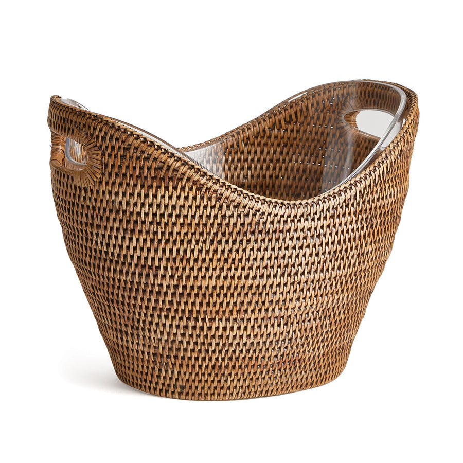 Burma Rattan Beverage Tub Large, Brown