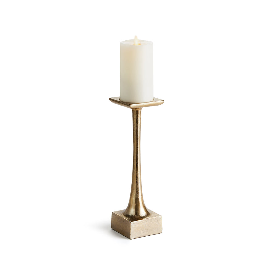 Milton Candle Stand Short, Gold