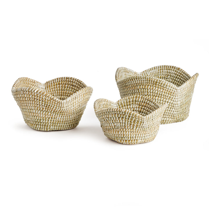 Rivergrass Lotus Baskets St/3