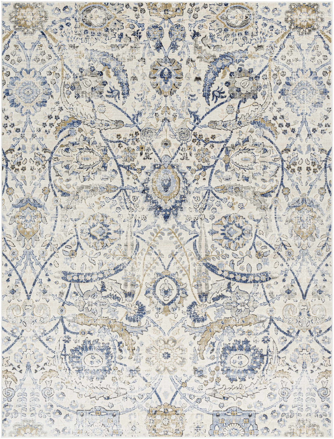 Georgiana Blue & Beige Oushak Rug