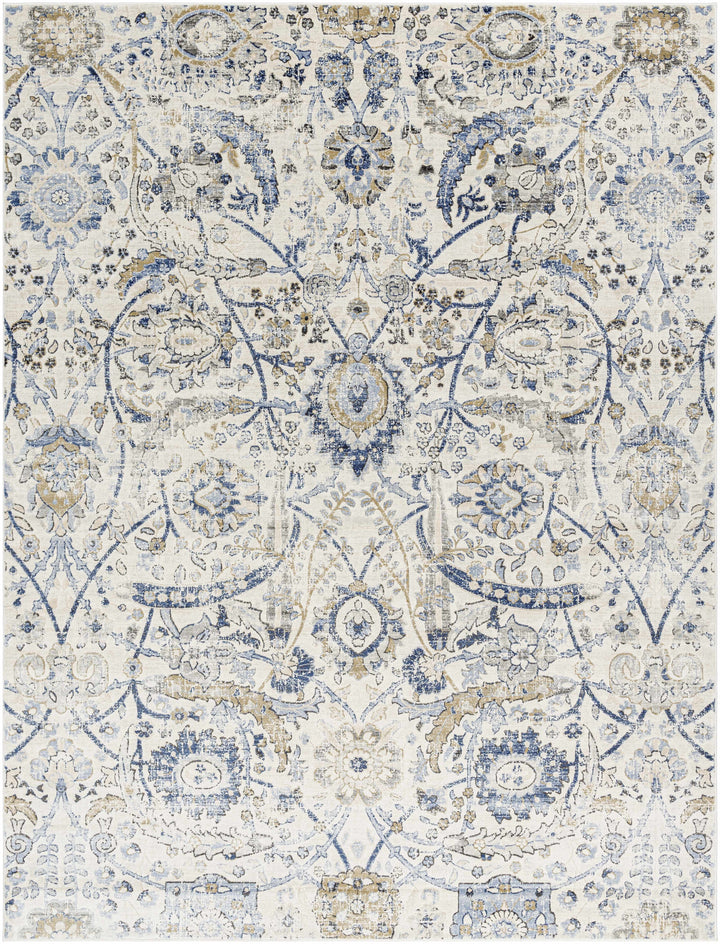 Georgiana Blue & Beige Oushak Rug
