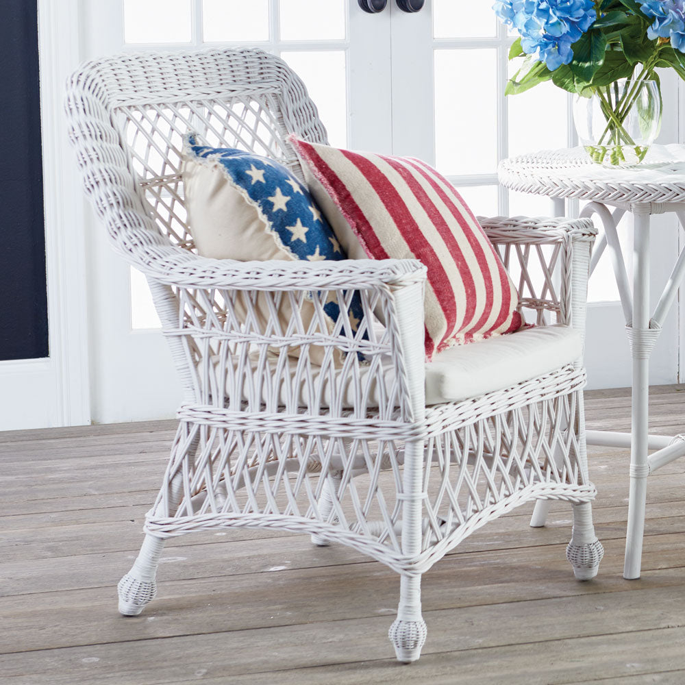 Montauk Arm Chair, White