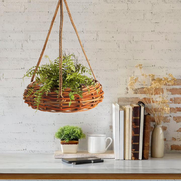 Rattan Hanging Basket