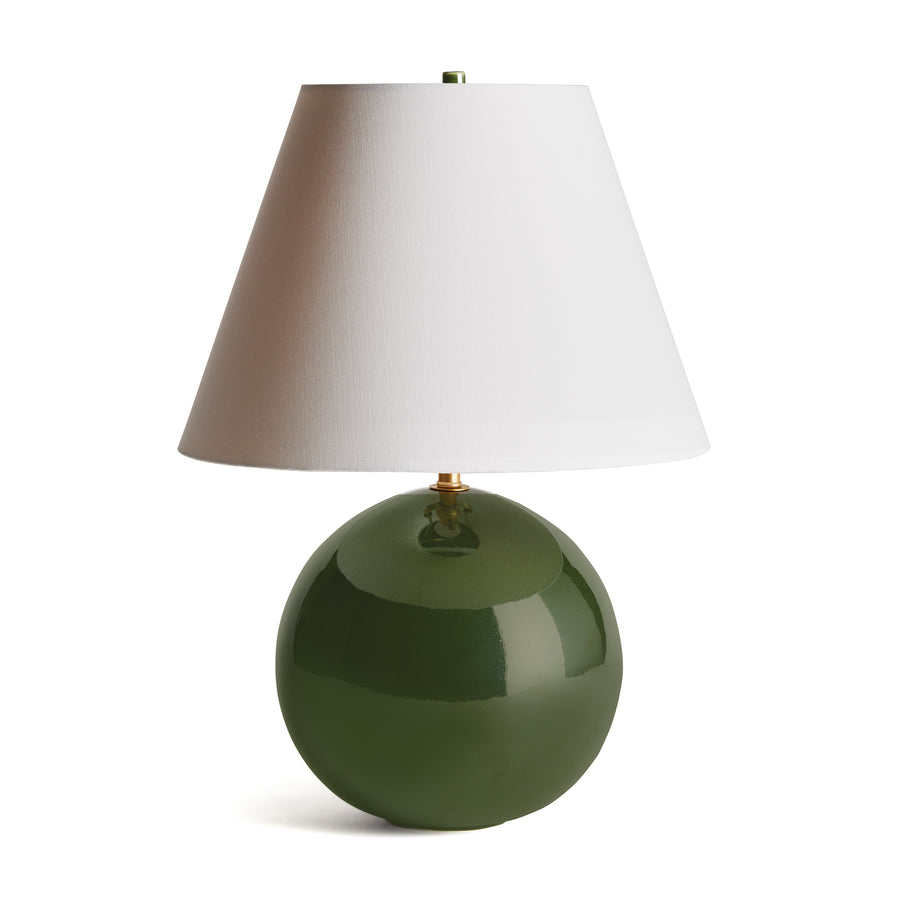 Bellamy Lamp, Green / White