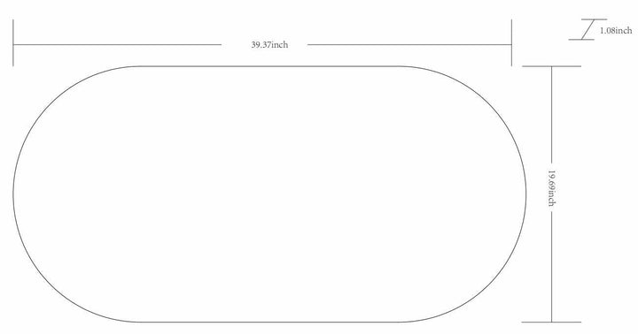 Hagenburg White Iron Frame Mirror