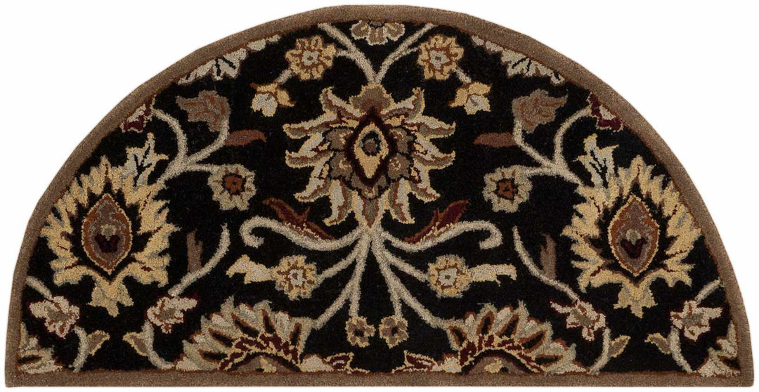 Conesus 1053 Hand Tufted Black Wool Rug