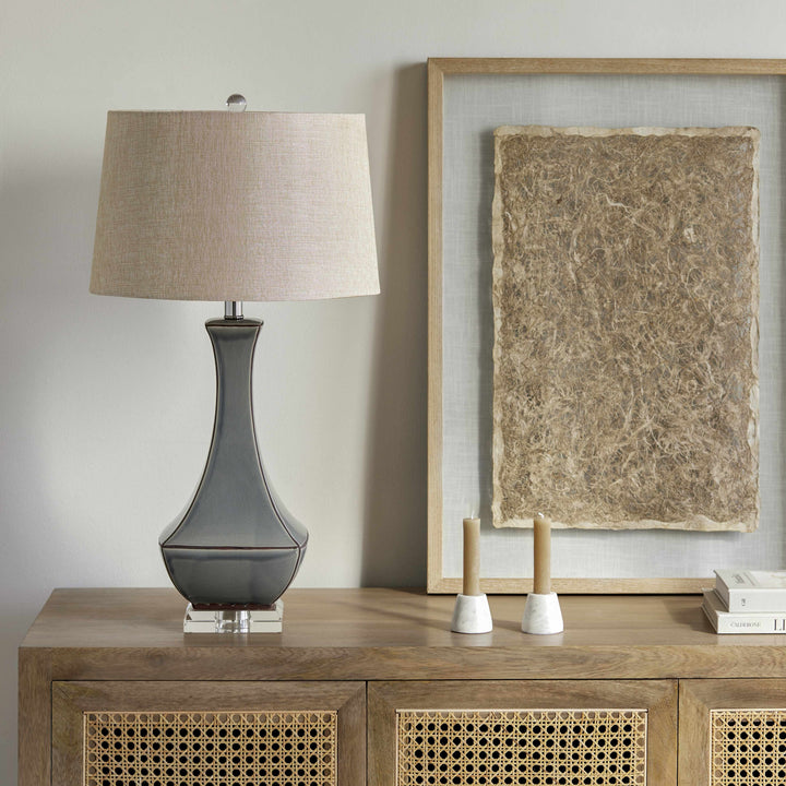 Kalilangan Gray Ceramic Table Lamp
