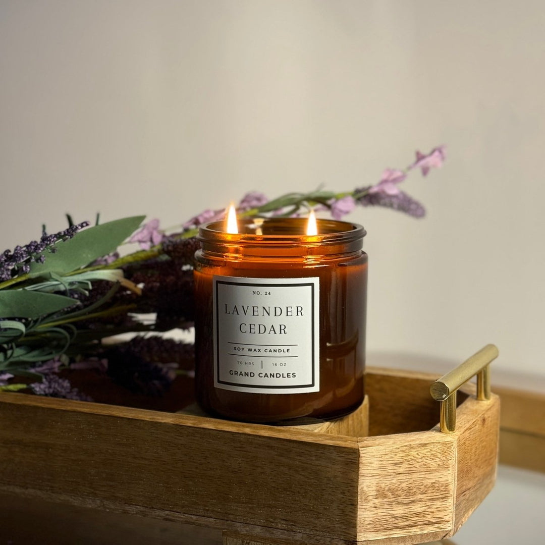 Lavender Cedar Candle