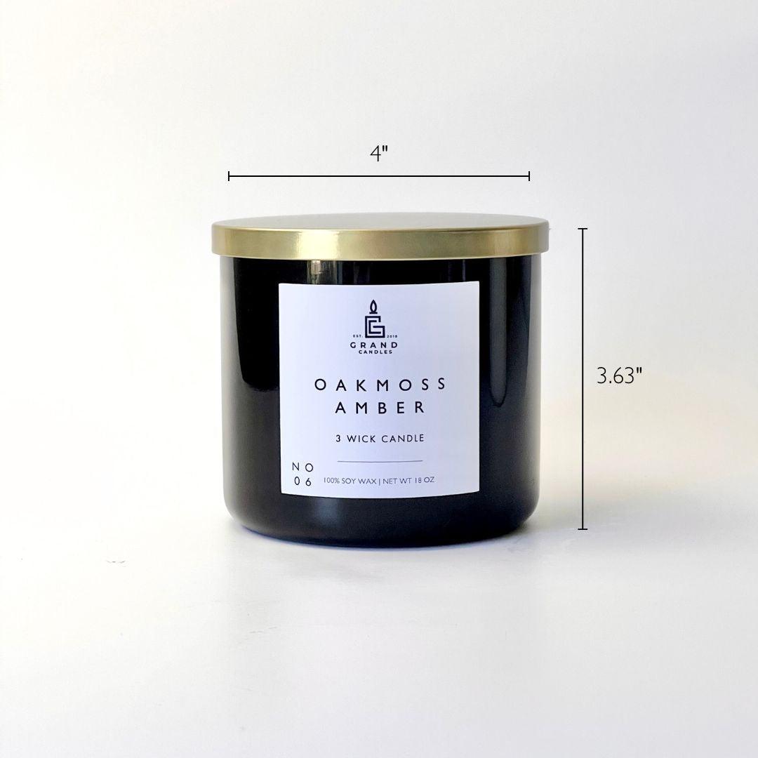 Oakmoss Amber Soy Candle
