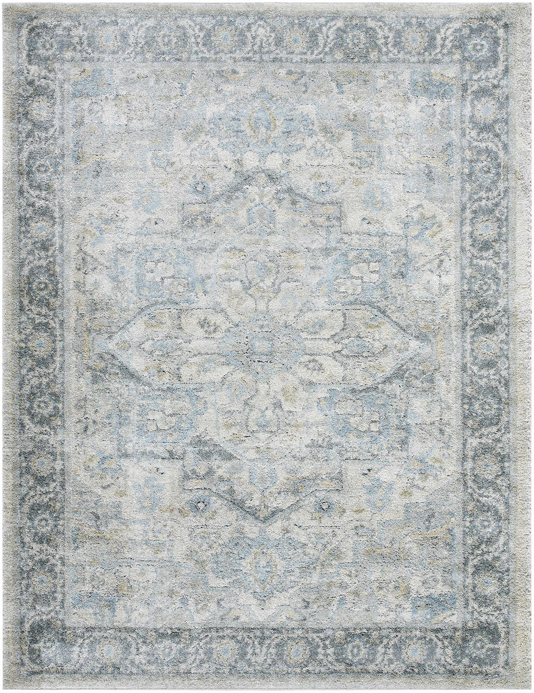 Akshay Light Gray Thick Luxe Area Rug