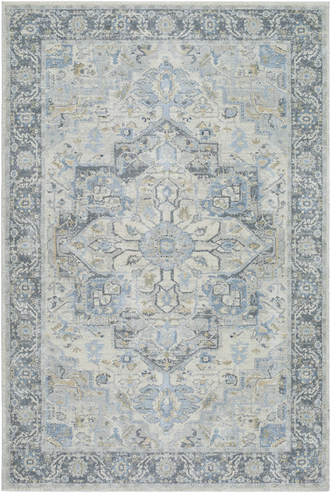 Akshay Light Gray Thick Luxe Area Rug