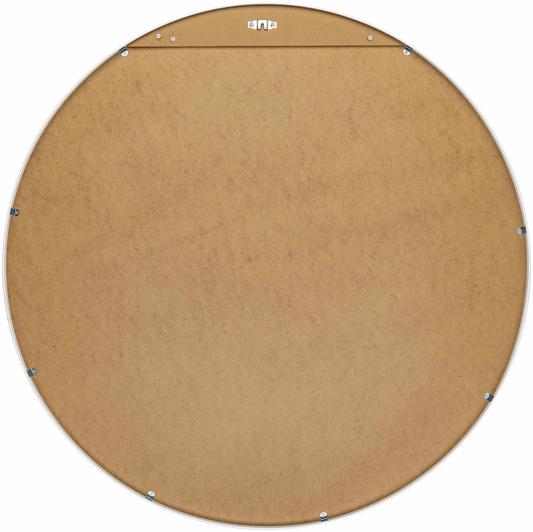 Pontalina Round White Mirror