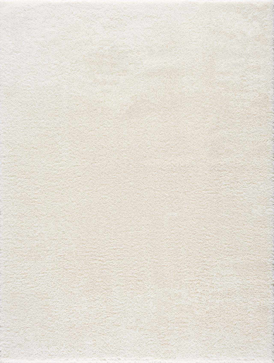 Heavenly Solid Cream Plush Rug