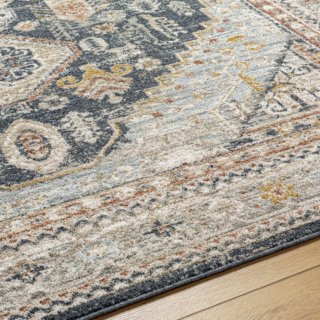 Kouta Beige & Navy Area Rug