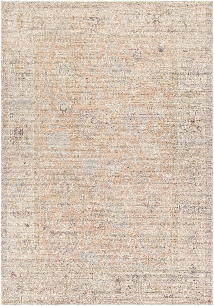 Marlene Damask Blush Area Rug - Becki Owens x Livabliss