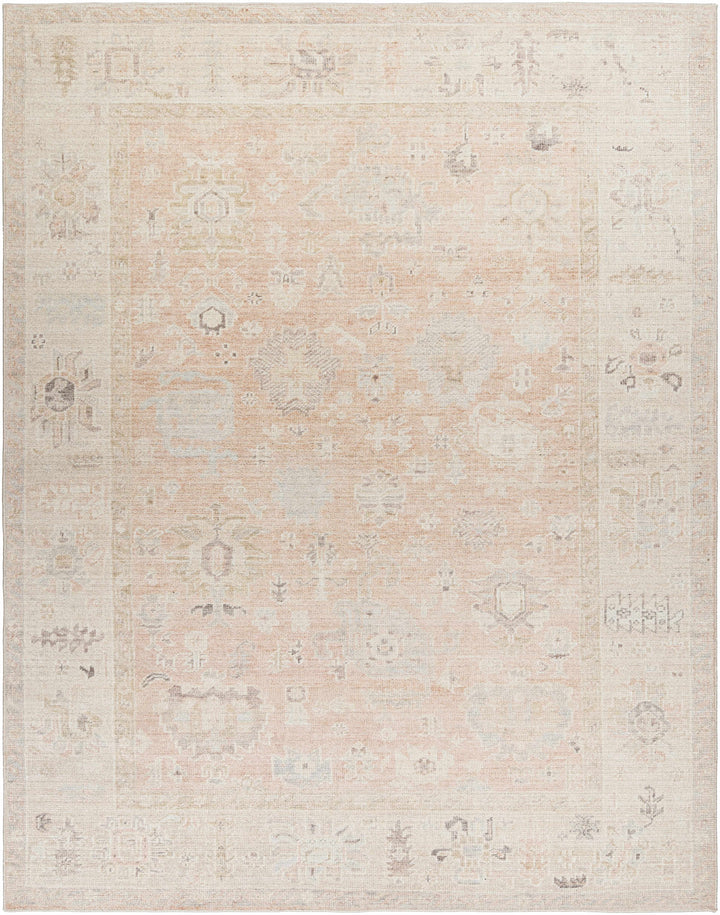 Marlene Damask Blush Area Rug - Becki Owens x Livabliss