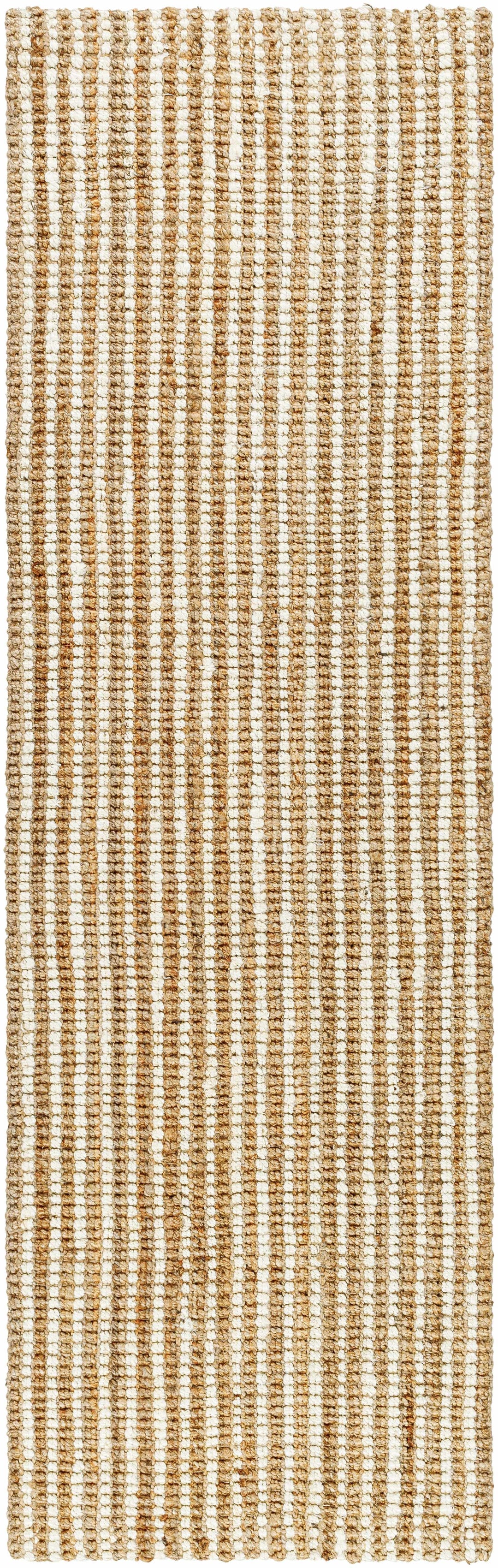 Ambel Tan&Brown Jute Rug