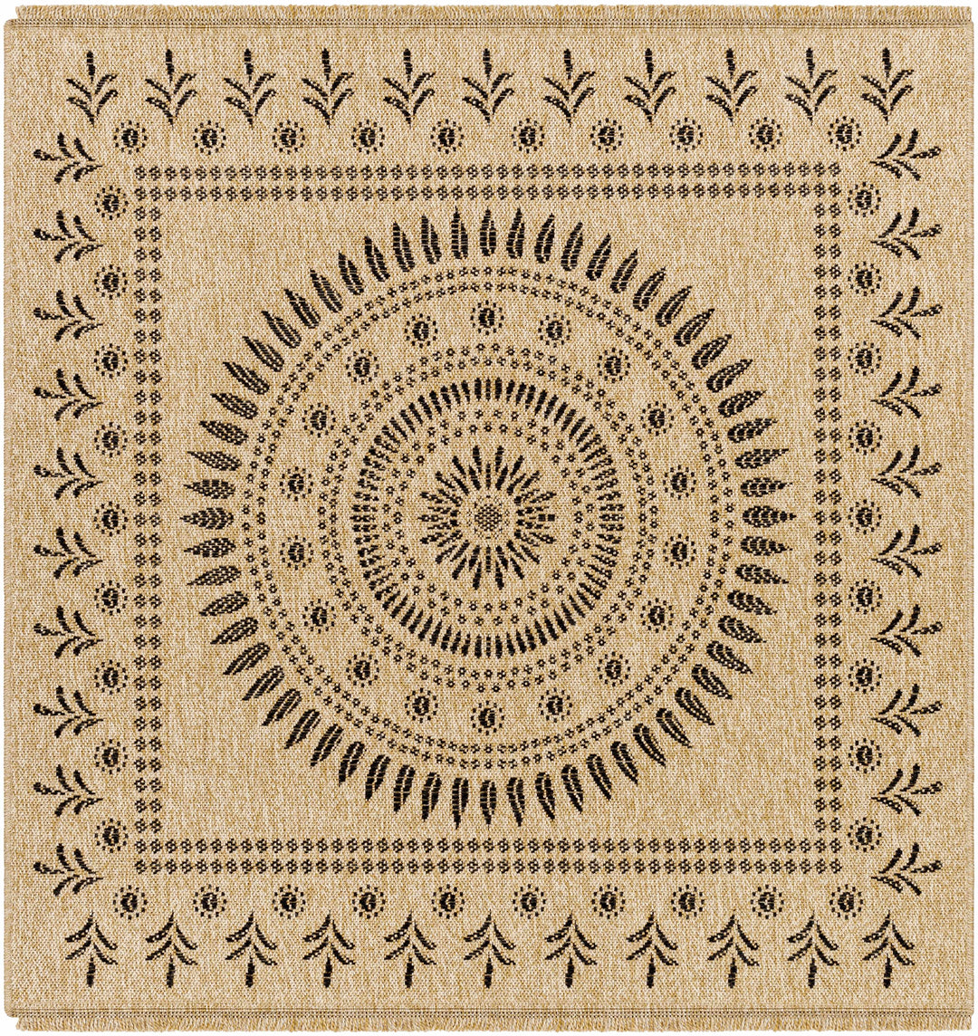 Beata Round Faux Jute Rug