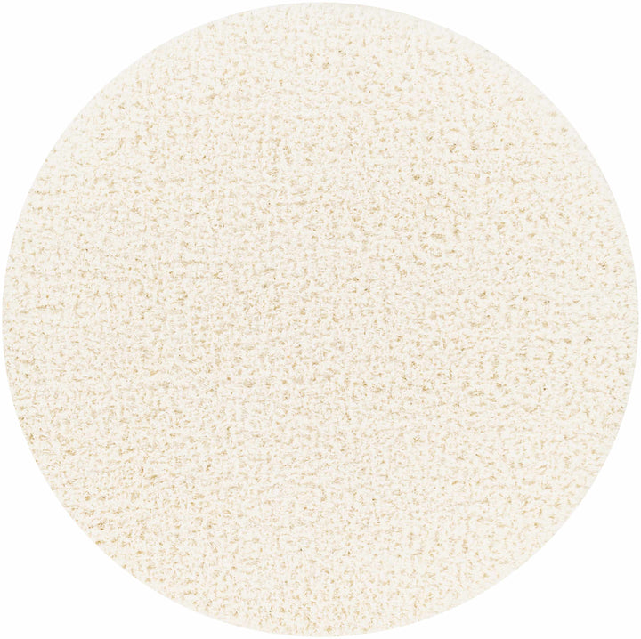 Siari Solid Cream Plush Rug