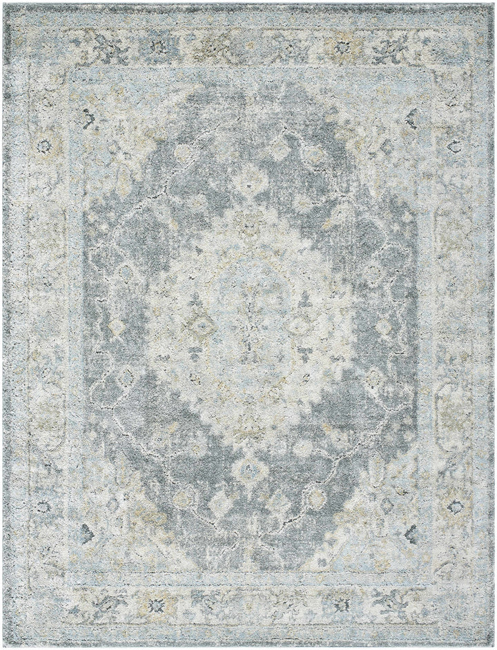 Decorative rug with a central medallion design on a light gray background

Tyche Tan Thick Luxe Area Rug