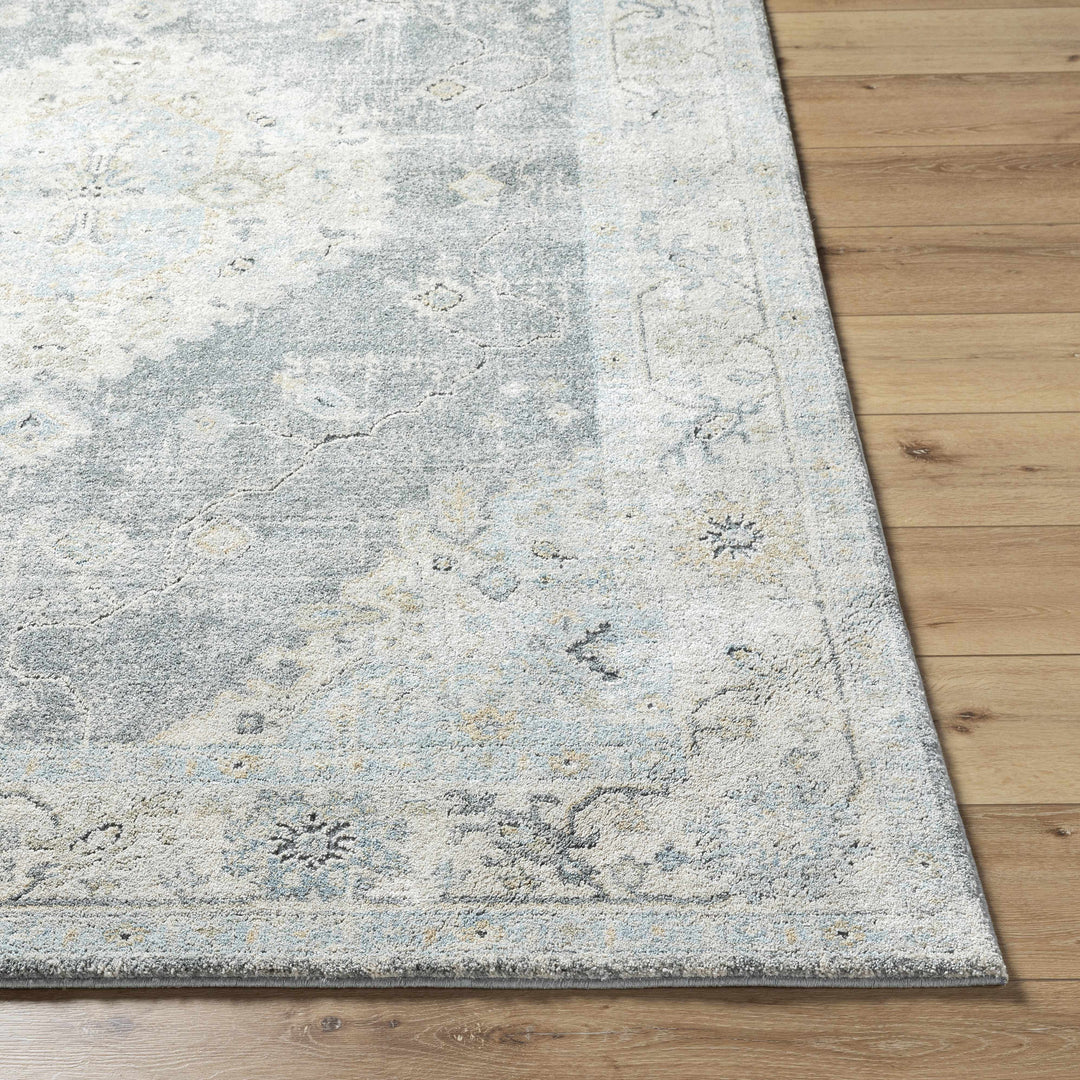 Gray patterned rug on a wooden floor

Tyche Tan Thick Luxe Area Rug