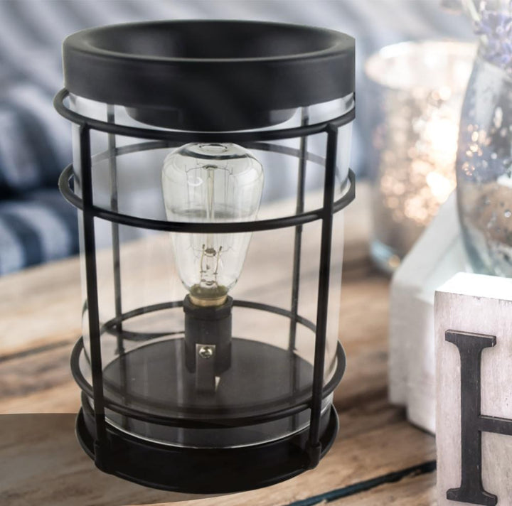 Wax Melt Warmer, W/ Safety Timer &amp; Edison Bulb (Collective)