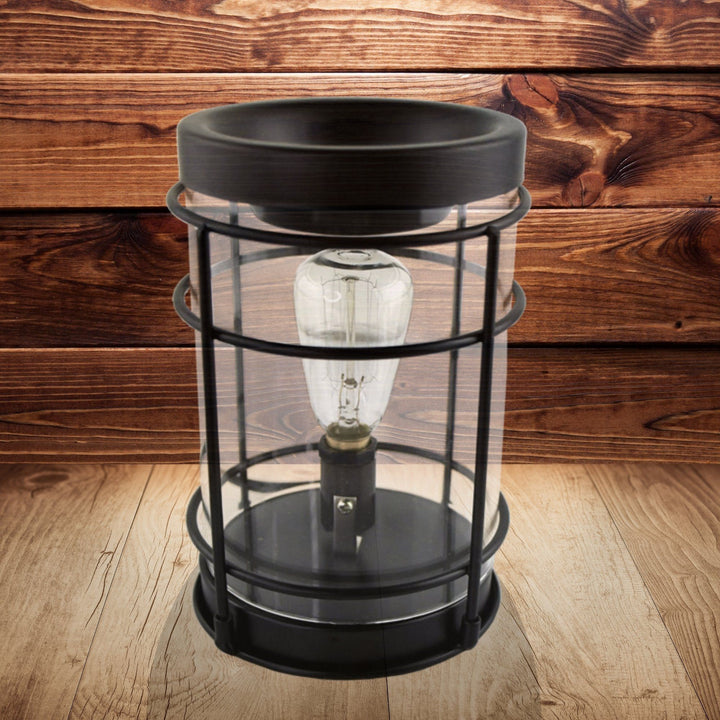 Wax Melt Warmer, W/ Safety Timer &amp; Edison Bulb (Collective)