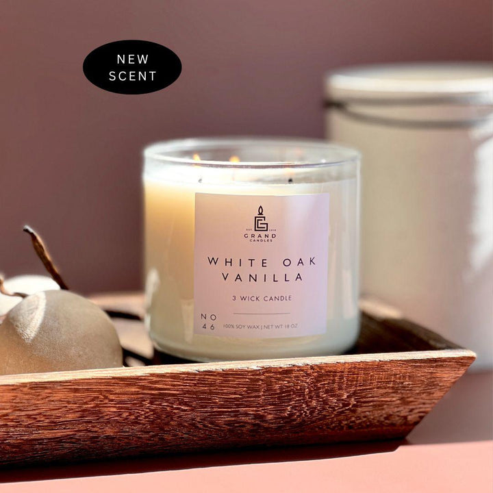 White Oak Vanilla Candle